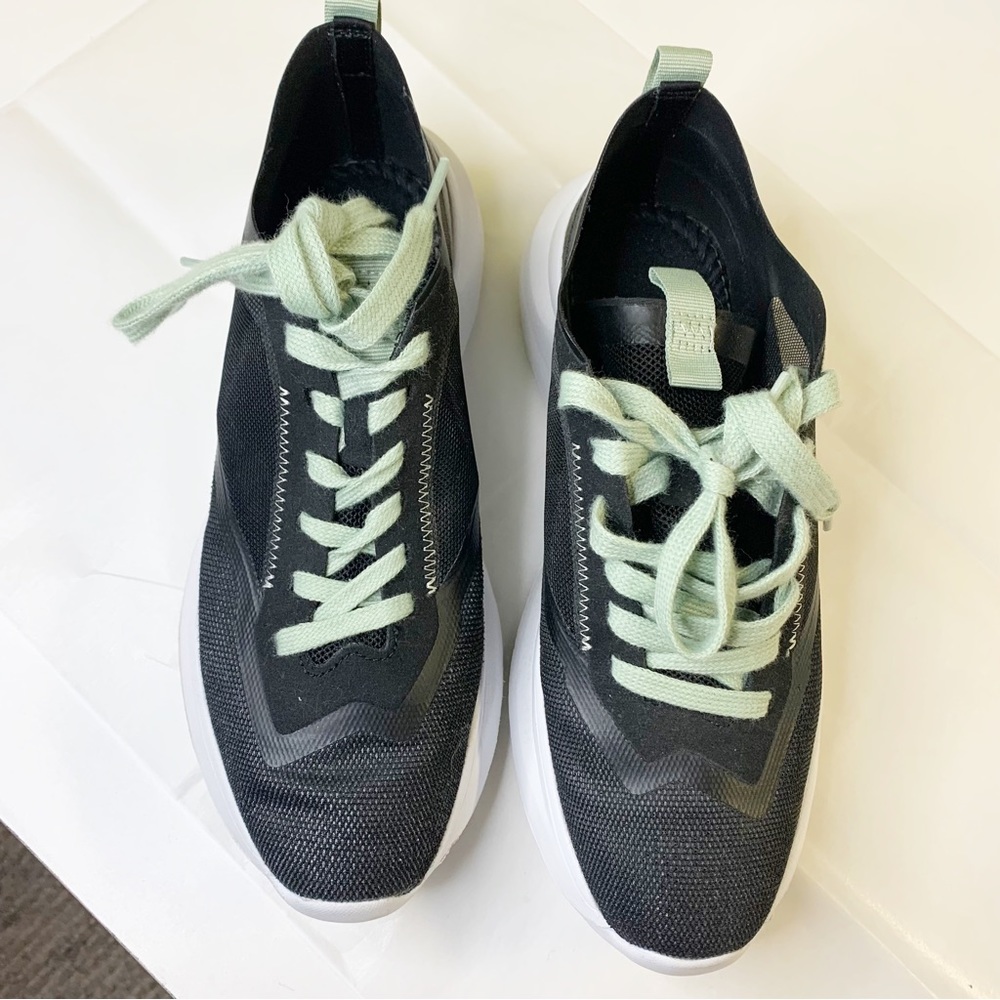 Call It Spring Green, Black & White Sneakers Size 8.5